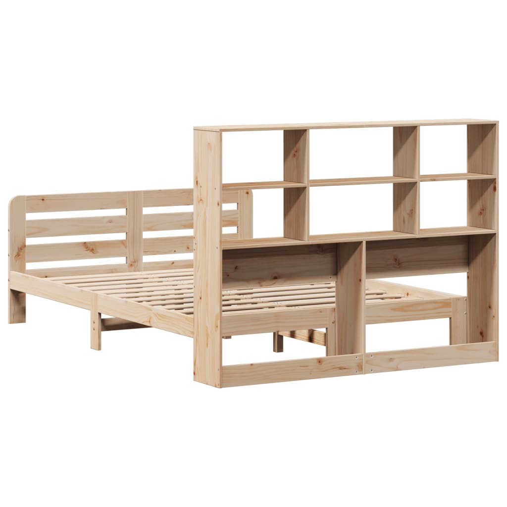 Massivholzbett ohne Matratze 120x190 cm Kiefernholz