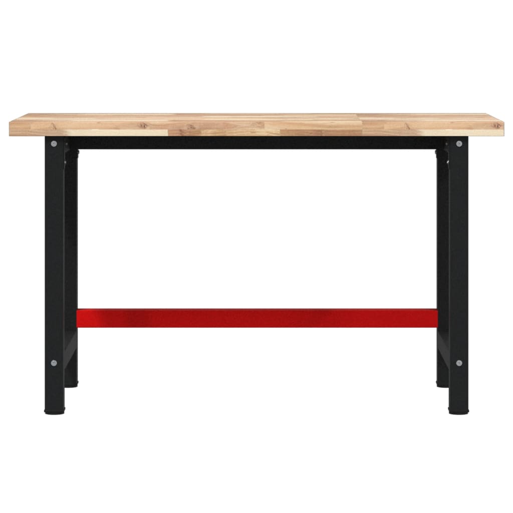 Werkbank 140x60x83 cm Massivholz Akazie Rechteckig