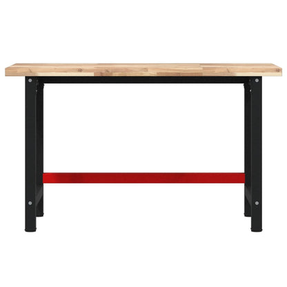 Werkbank 140x60x83 cm Massivholz Akazie Rechteckig
