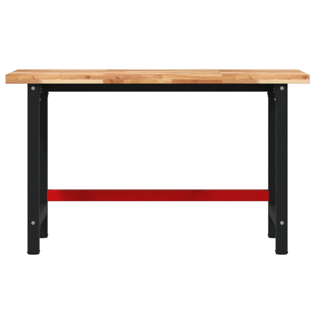 Werkbank 140x60x83 cm Massivholz Akazie Rechteckig