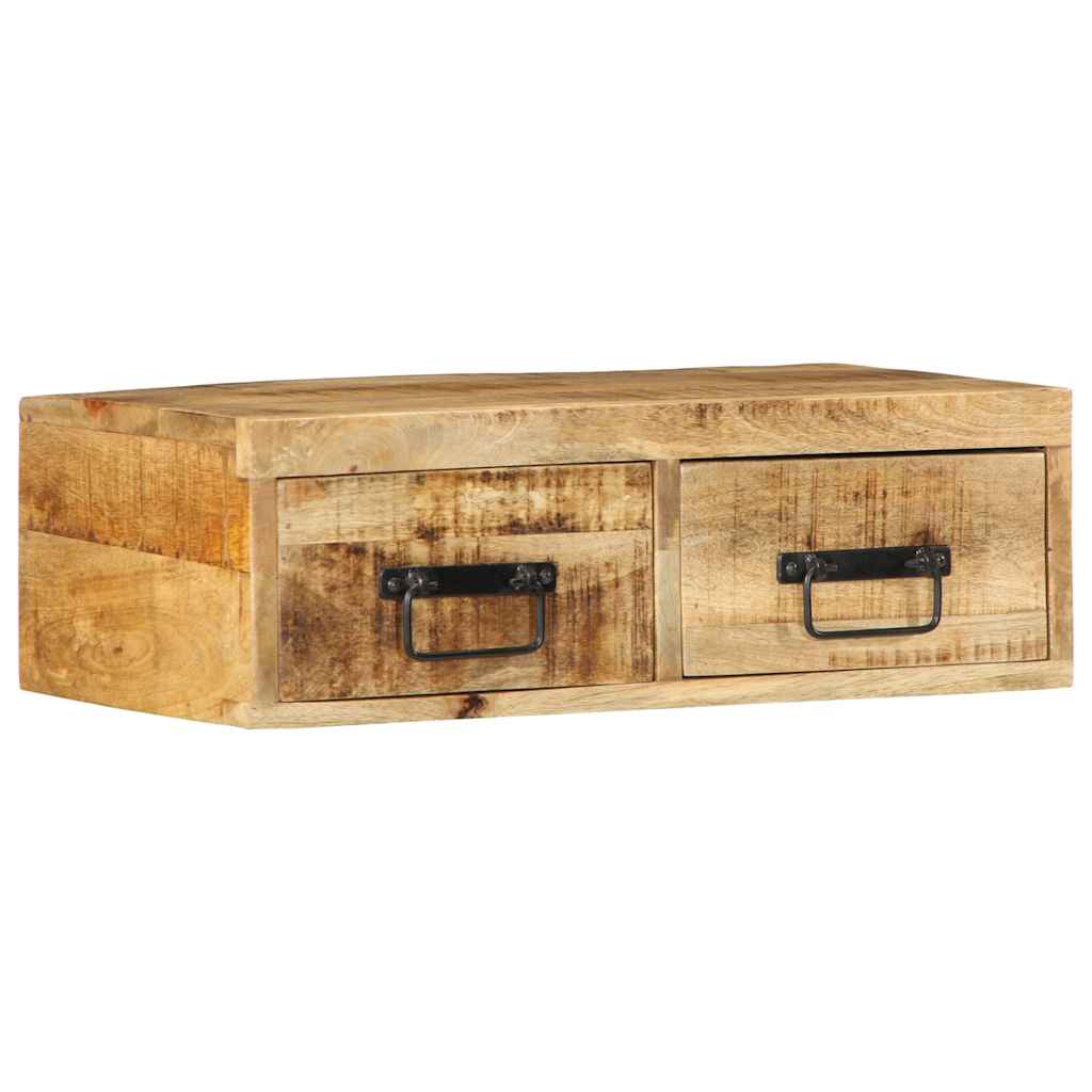 Tv-vægskab 60x30x19 cm groft mangotræ