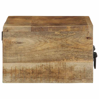 Tv-vægskab 60x30x19 cm groft mangotræ