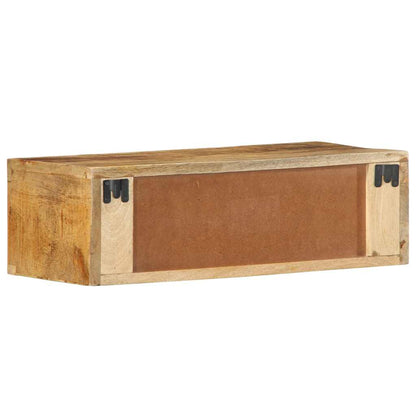Tv-vægskab 60x30x19 cm groft mangotræ