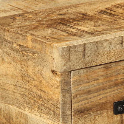 Tv-vægskab 60x30x19 cm groft mangotræ