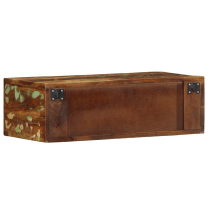 Tv-vægskab 60x30x19 cm massivt genbrugstræ