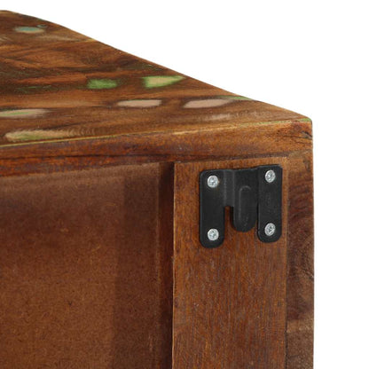 Tv-vægskab 60x30x19 cm massivt genbrugstræ