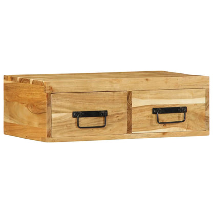TV-vægskab 60x30x19 cm massivt akacietræ