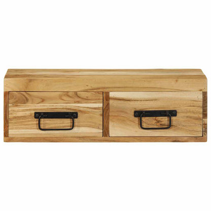 TV-vægskab 60x30x19 cm massivt akacietræ