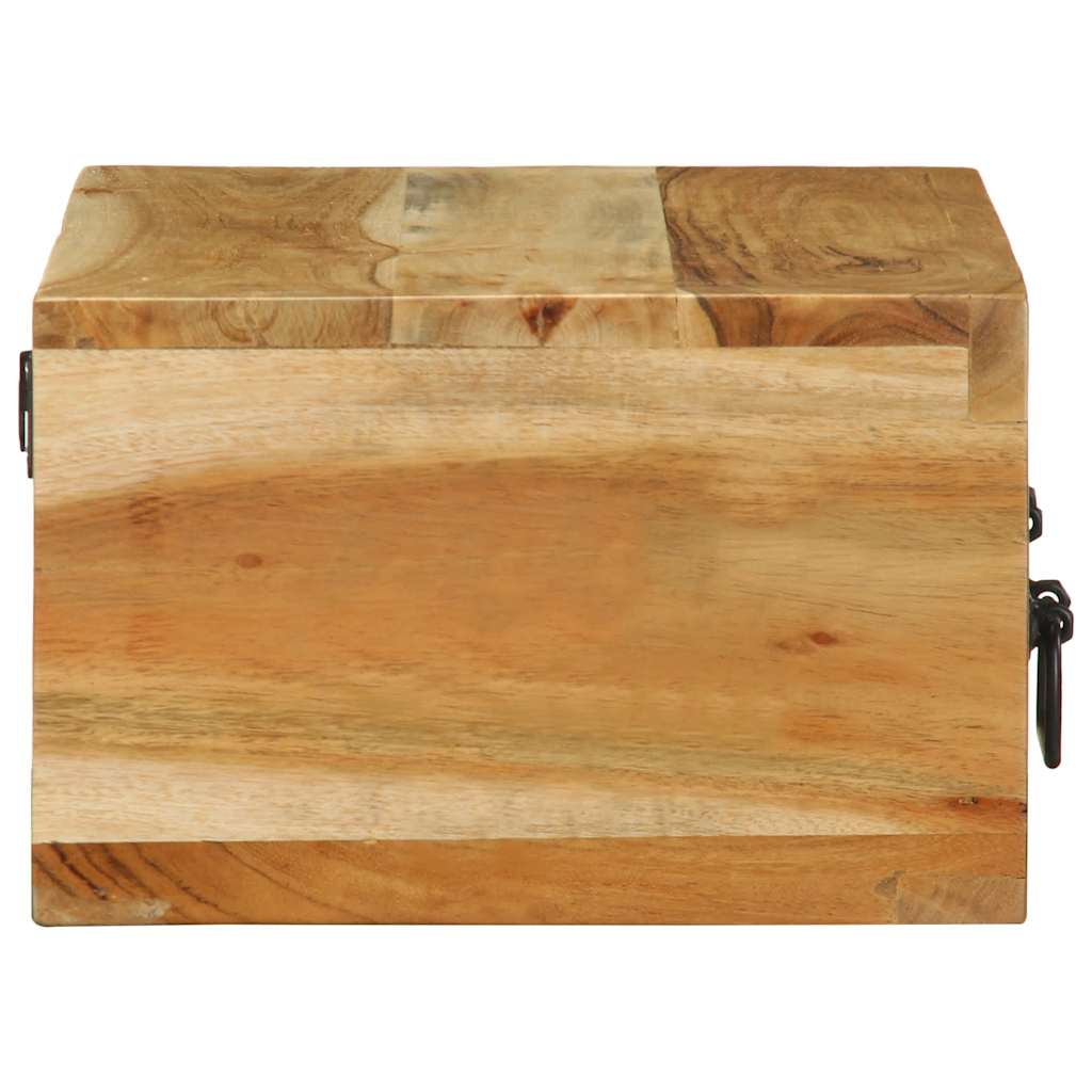 TV-vægskab 60x30x19 cm massivt akacietræ