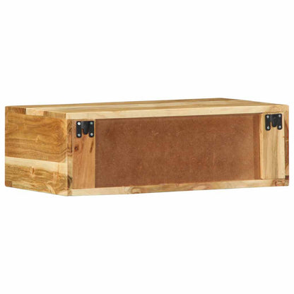 TV-vægskab 60x30x19 cm massivt akacietræ