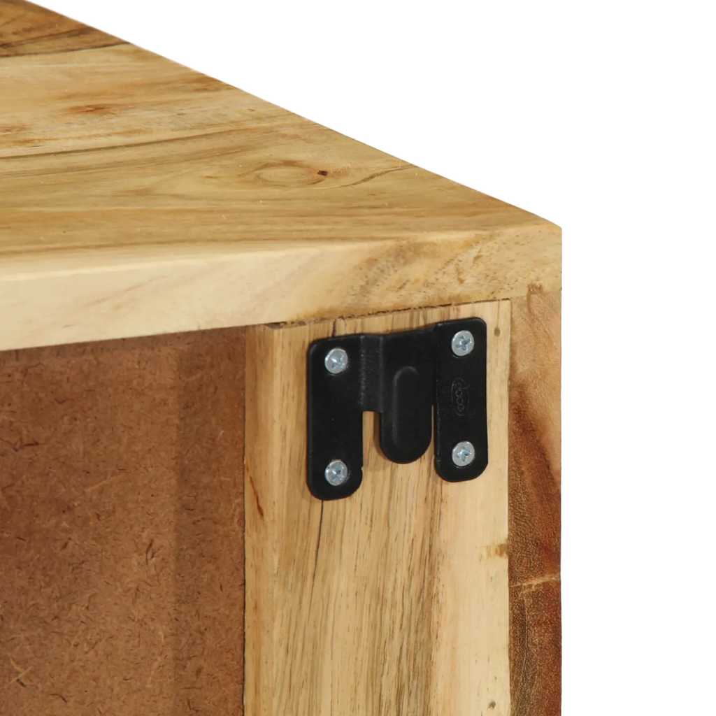 TV-vægskab 60x30x19 cm massivt akacietræ
