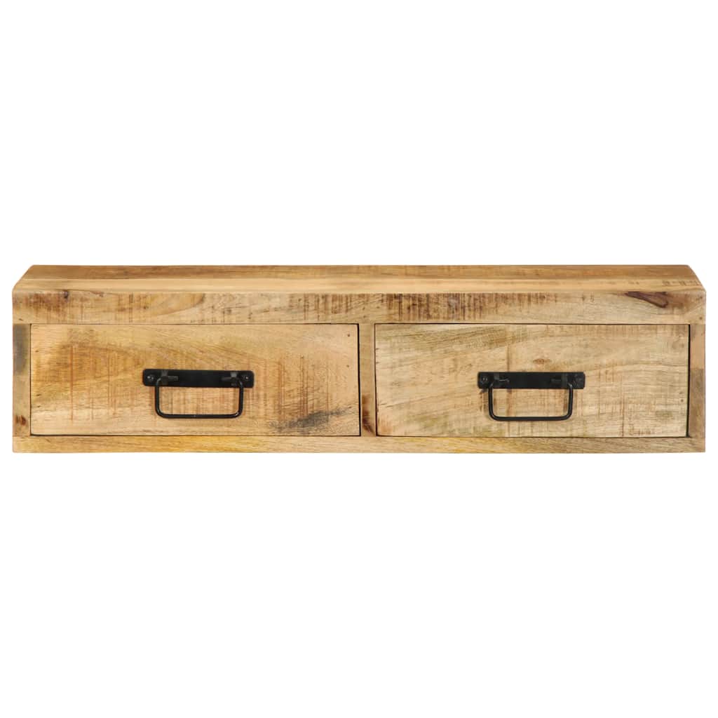 TV vægskab 80x30x19 cm groft mangotræ