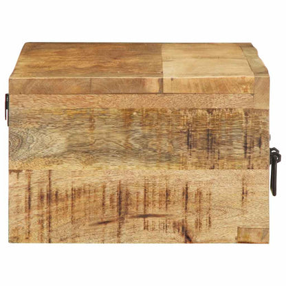 TV vægskab 80x30x19 cm groft mangotræ