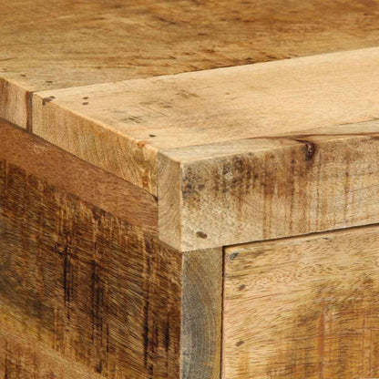 TV vægskab 80x30x19 cm groft mangotræ