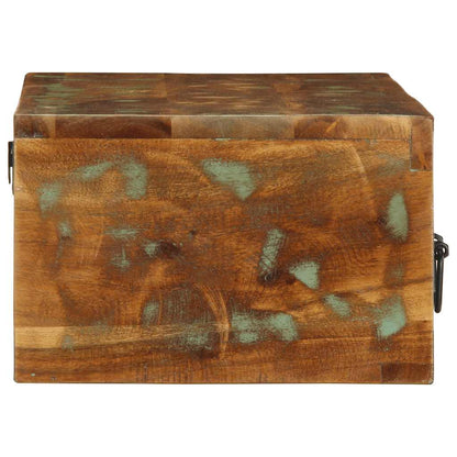 Tv-vægskab 80x30x19 cm massivt genbrugstræ