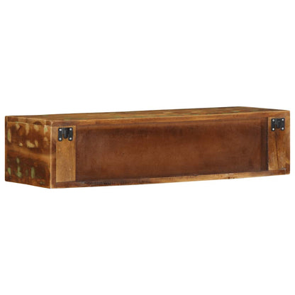 Tv-vægskab 80x30x19 cm massivt genbrugstræ