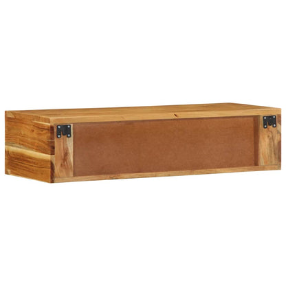TV-vægskab 80x30x19 cm massivt akacietræ