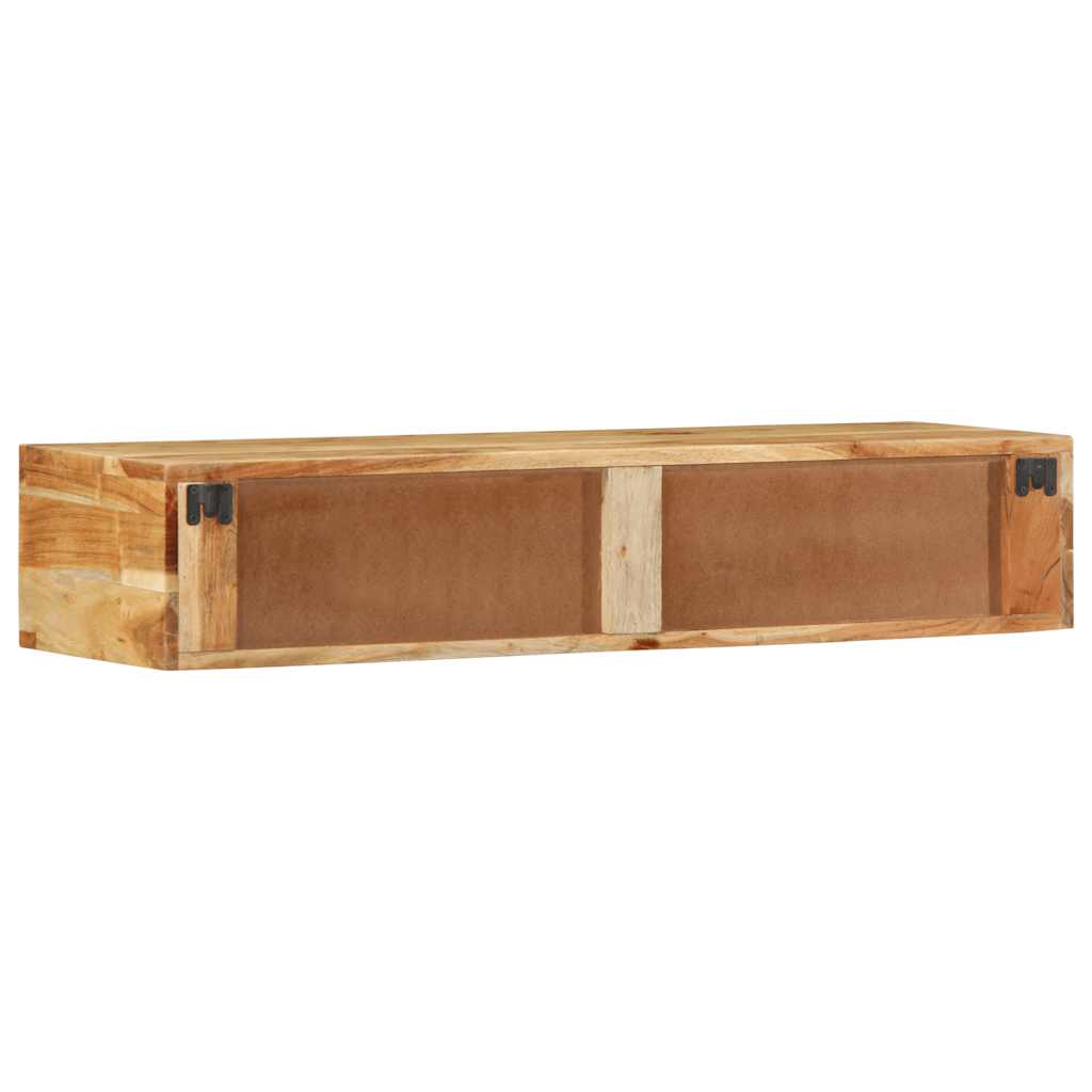 TV vægskab 100x30x19 cm massivt akacietræ