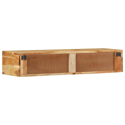 TV vægskab 100x30x19 cm massivt akacietræ