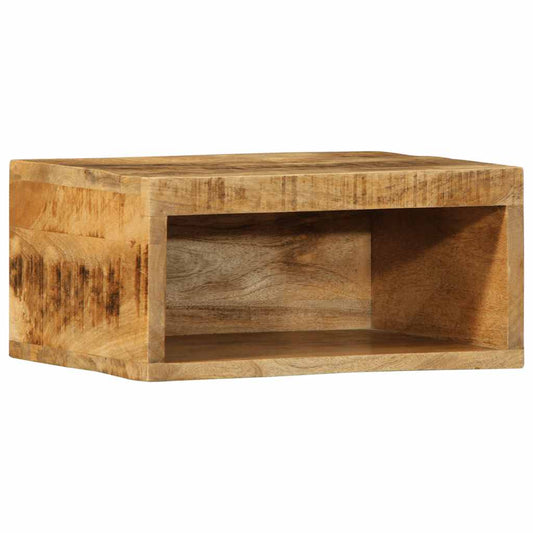 Tv-vægskab 40x30x19 cm groft mangotræ