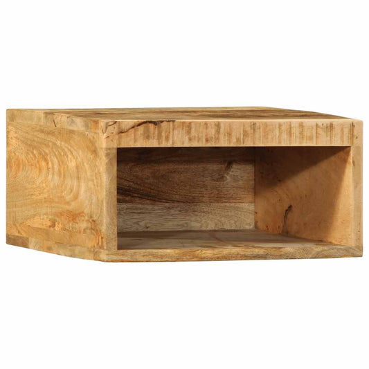 Tv-vægskab 40x30x19 cm groft mangotræ
