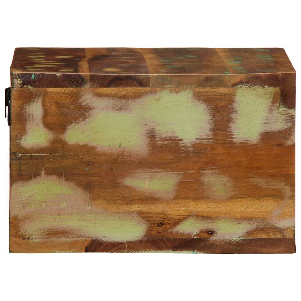 Tv-vægskab 40x30x19 cm massivt genbrugstræ