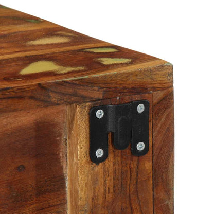 Tv-vægskab 40x30x19 cm massivt genbrugstræ