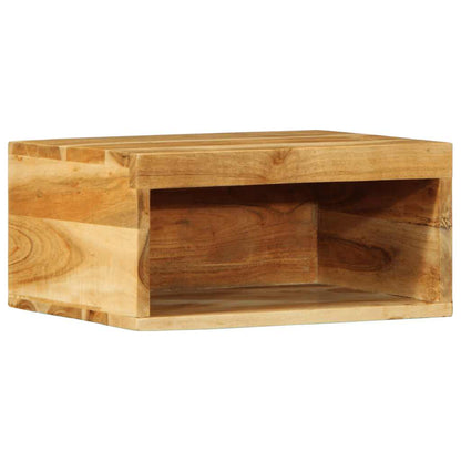 TV vægskab 40x30x19 cm massivt akacietræ