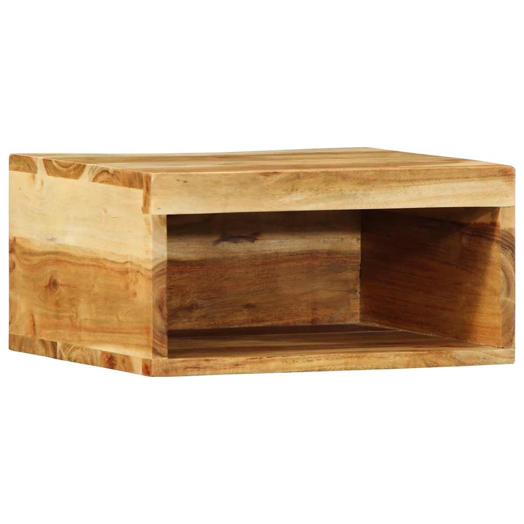 TV vægskab 40x30x19 cm massivt akacietræ