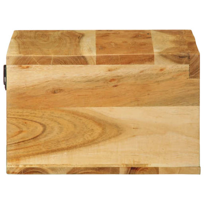 TV vægskab 40x30x19 cm massivt akacietræ