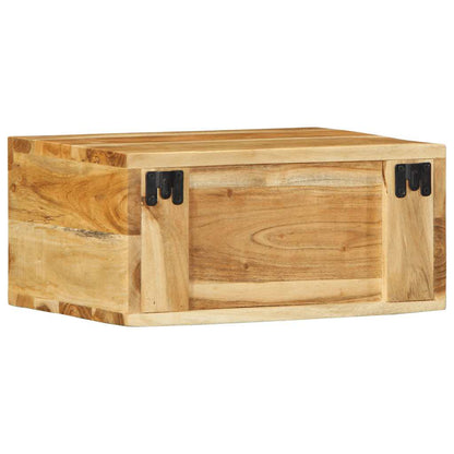 TV vægskab 40x30x19 cm massivt akacietræ