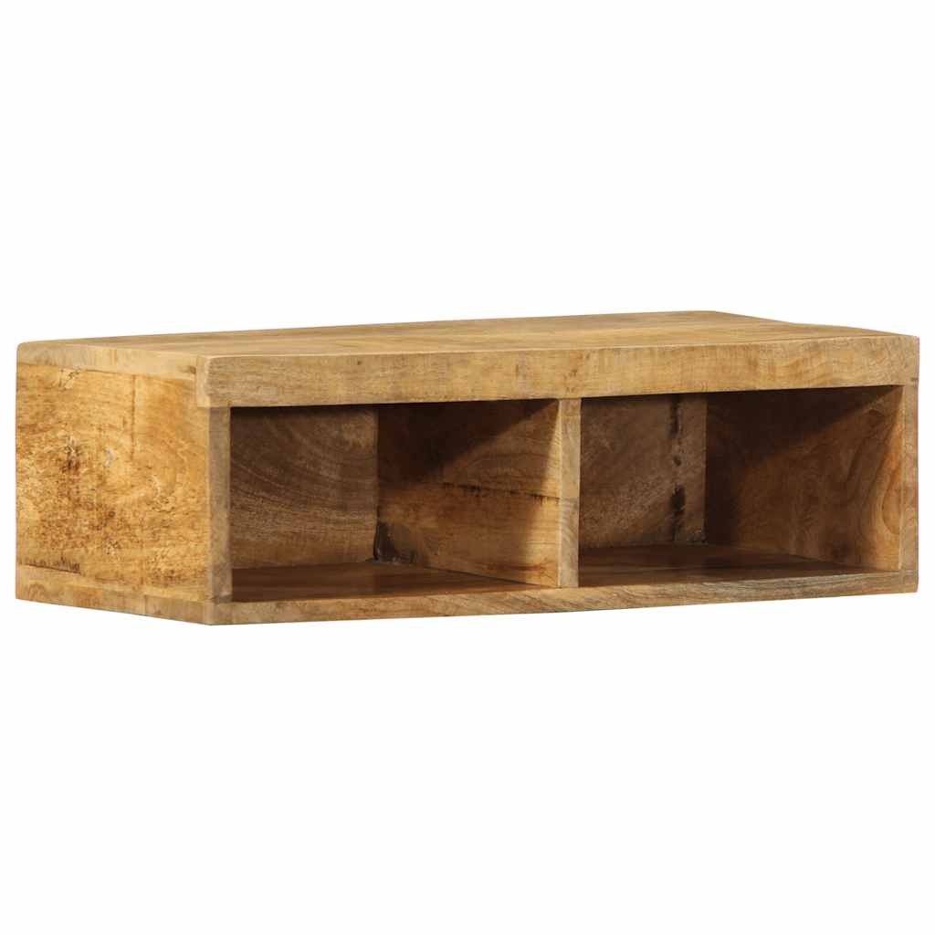 Tv-vægskab 60x30x19 cm groft mangotræ