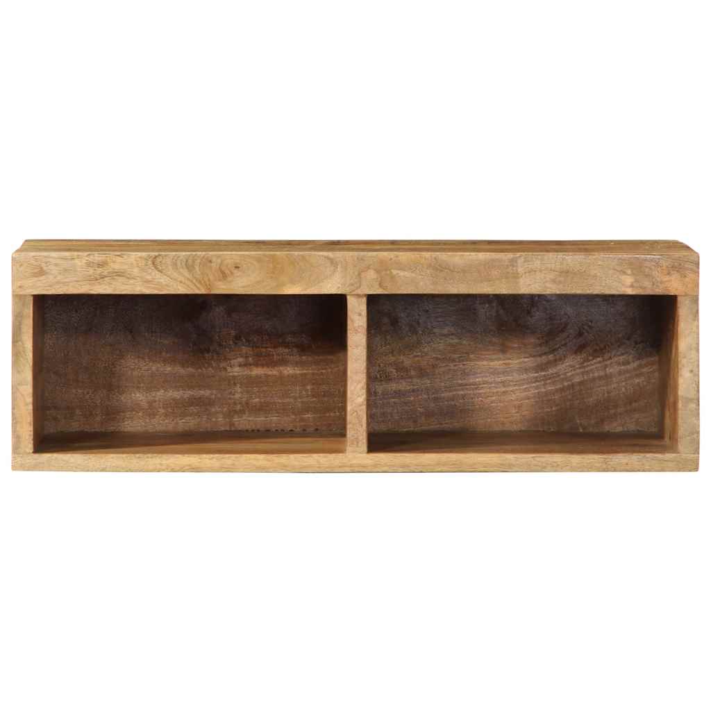 Tv-vægskab 60x30x19 cm groft mangotræ