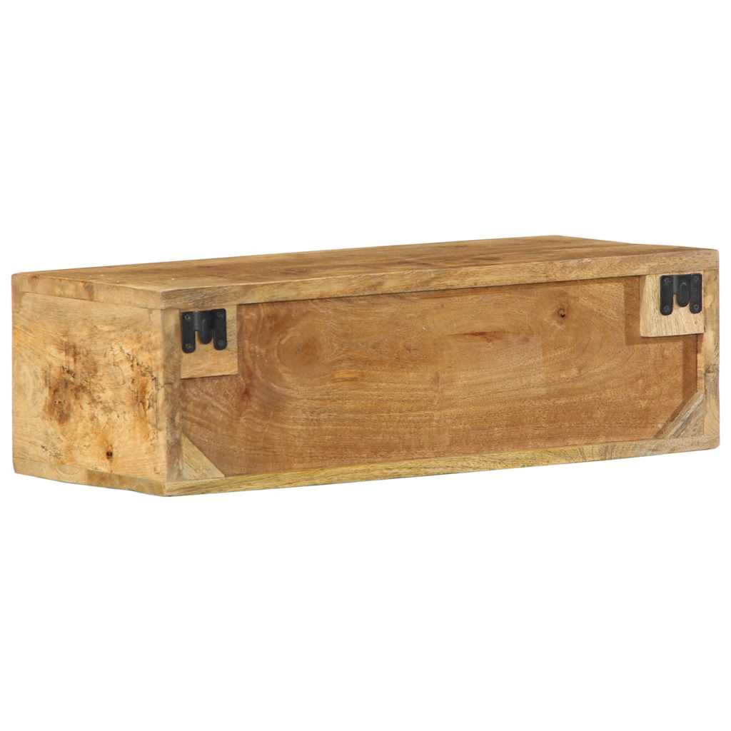 Tv-vægskab 60x30x19 cm groft mangotræ