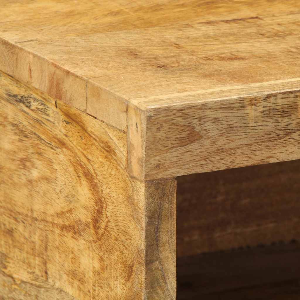 Tv-vægskab 60x30x19 cm groft mangotræ