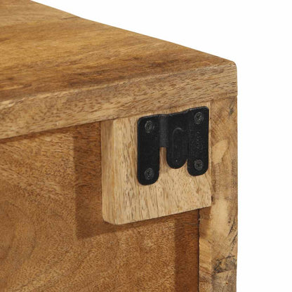 Tv-vægskab 60x30x19 cm groft mangotræ