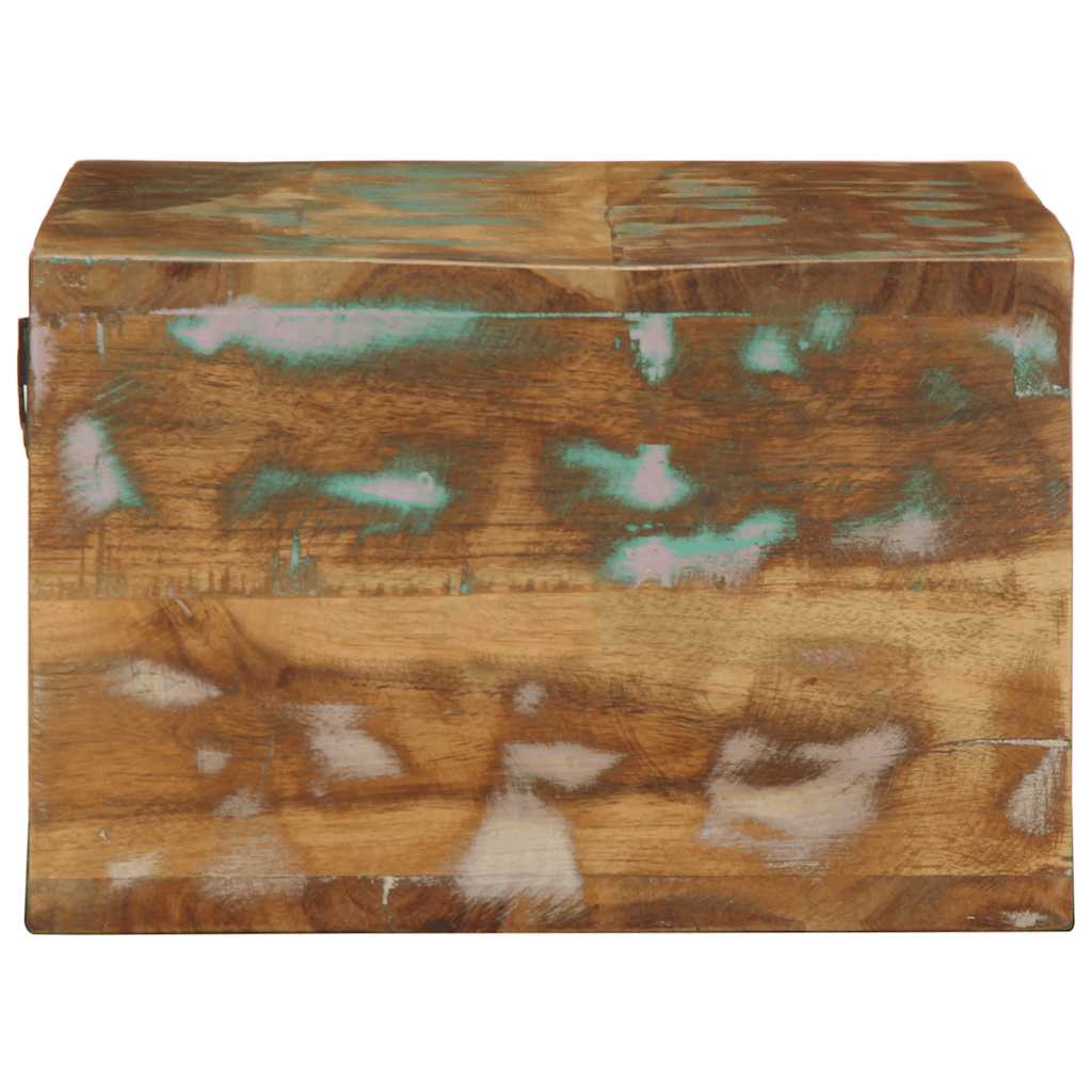 Tv-vægskab 60x30x19 cm massivt genbrugstræ