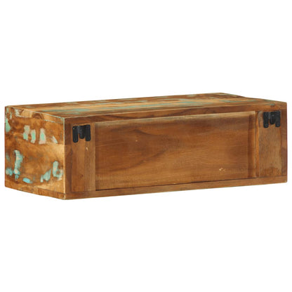 Tv-vægskab 60x30x19 cm massivt genbrugstræ
