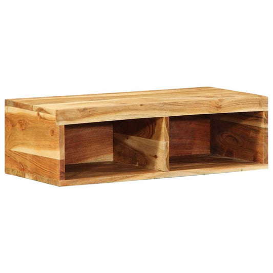 TV-vægskab 60x30x19 cm massivt akacietræ
