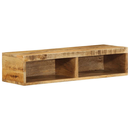 TV vægskab 80x30x19 cm groft mangotræ