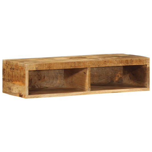 TV vægskab 80x30x19 cm groft mangotræ