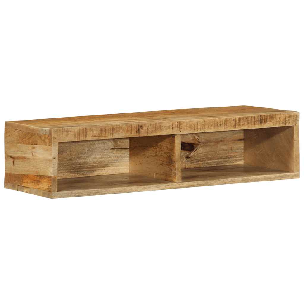 TV vægskab 80x30x19 cm groft mangotræ
