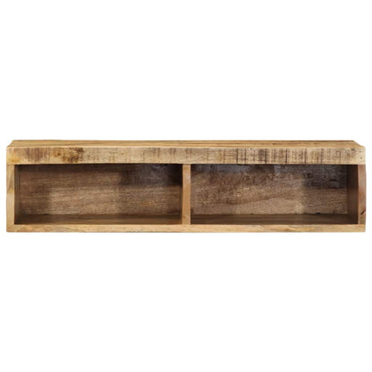 TV vægskab 80x30x19 cm groft mangotræ