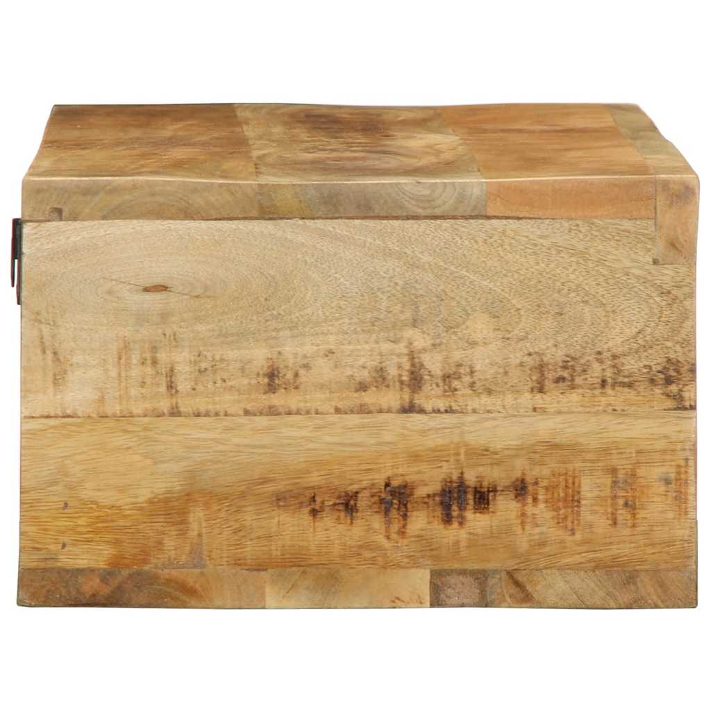 TV vægskab 80x30x19 cm groft mangotræ