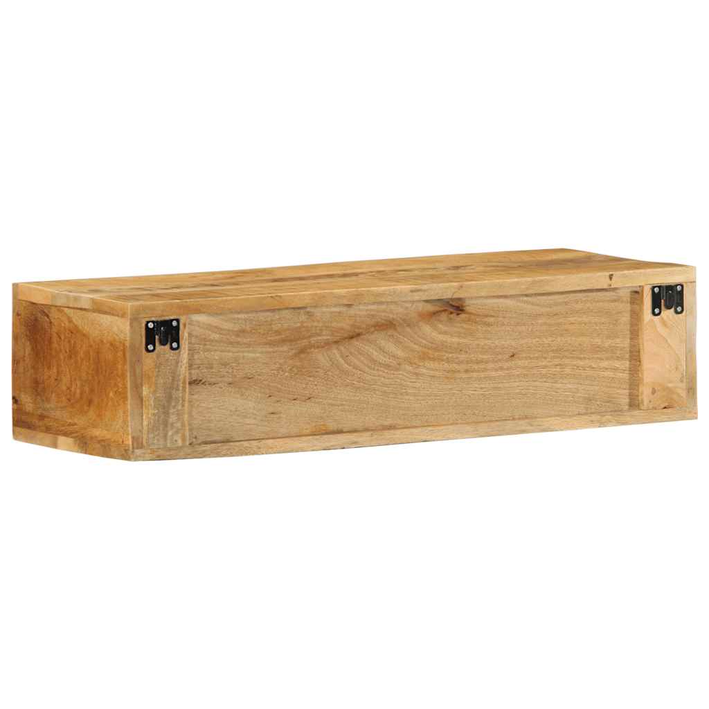 TV vægskab 80x30x19 cm groft mangotræ