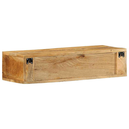 TV vægskab 80x30x19 cm groft mangotræ