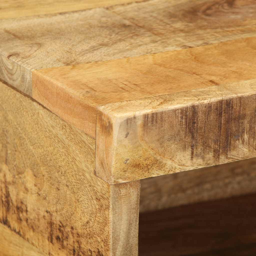 TV vægskab 80x30x19 cm groft mangotræ