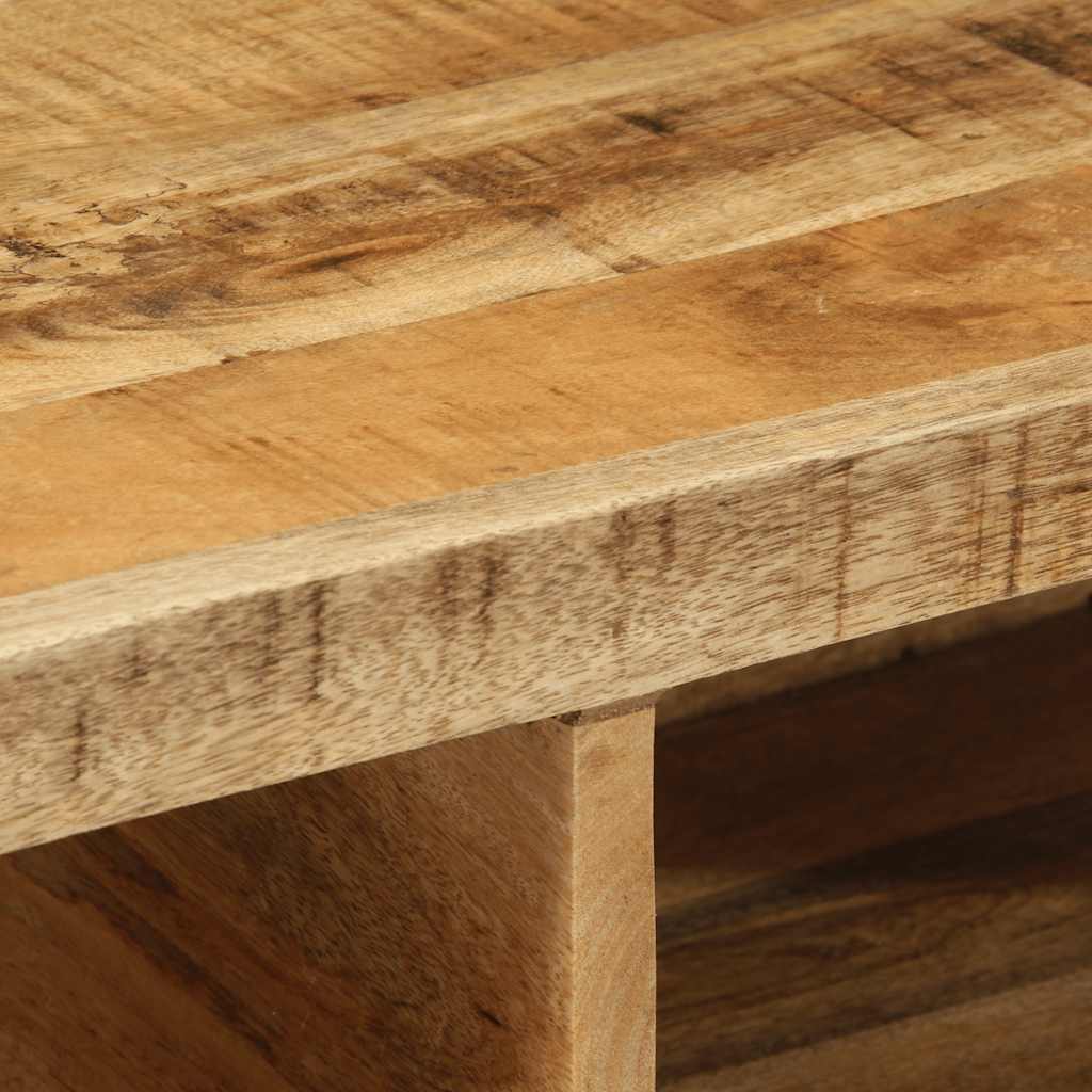 TV vægskab 80x30x19 cm groft mangotræ