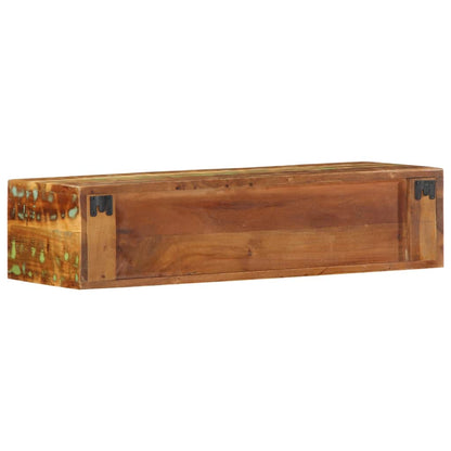 Tv-vægskab 80x30x19 cm massivt genbrugstræ
