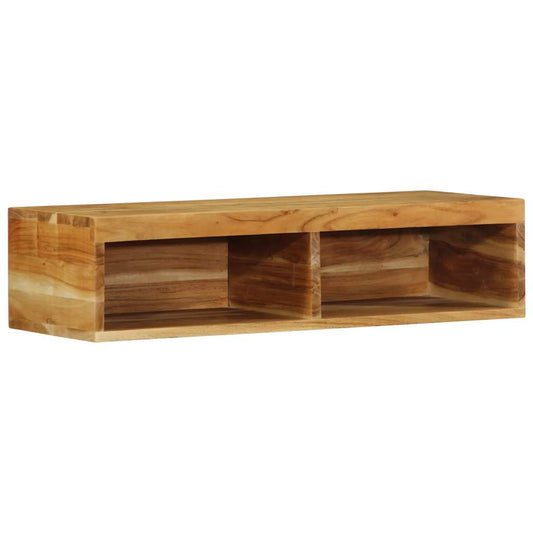 TV-vægskab 80x30x19 cm massivt akacietræ
